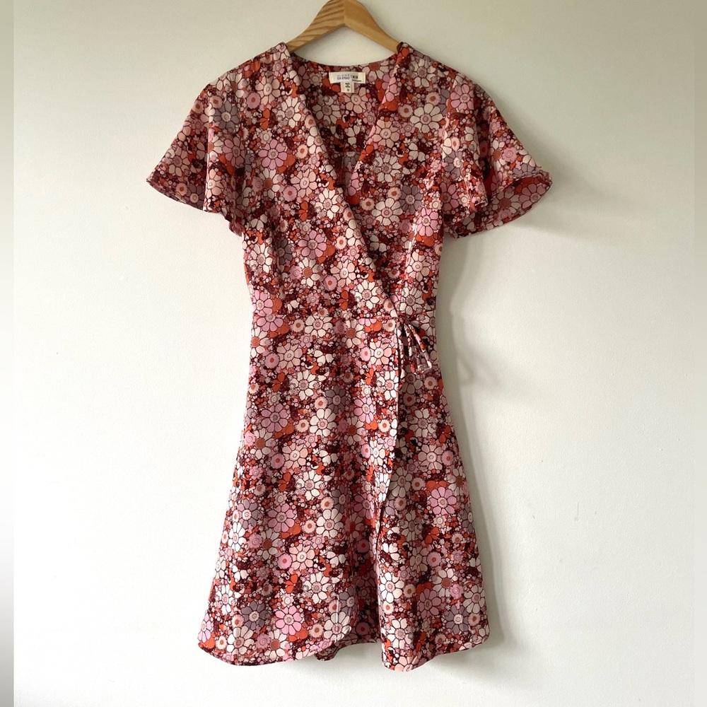 Monteau Retro Floral Dress